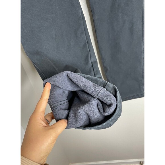 Coleman Fleece Lined Work Pants Men’s 34x32 Black Gray Outdoor Winter Utility - Picture 6 of 7